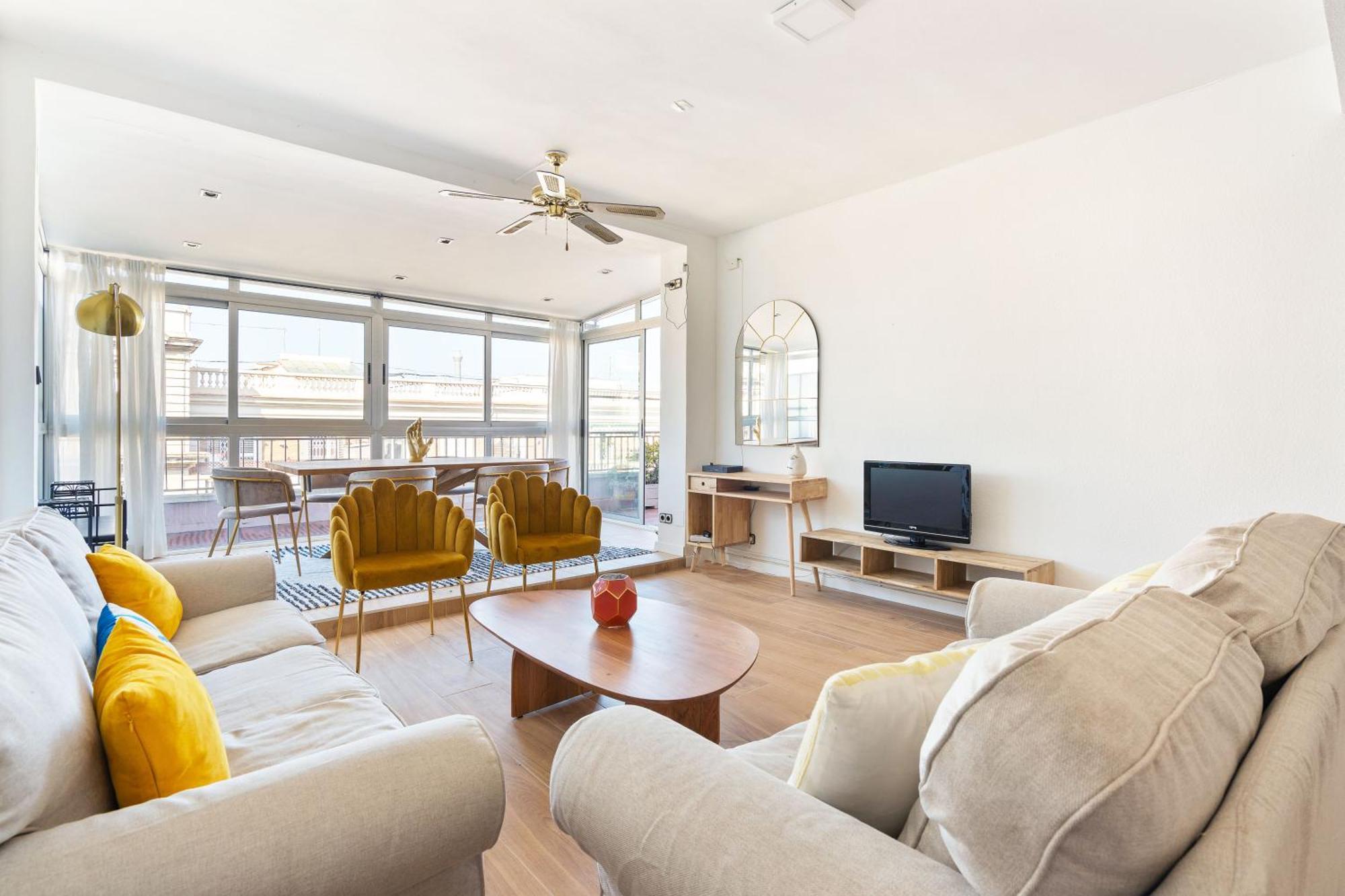 巴塞罗那Chic 3Br Retreat With Private Terrace公寓 外观 照片