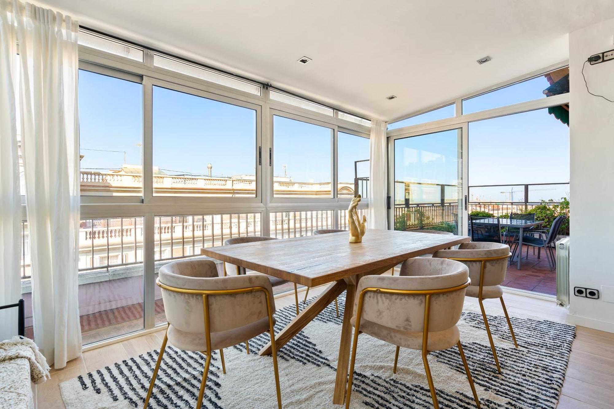 巴塞罗那Chic 3Br Retreat With Private Terrace公寓 外观 照片